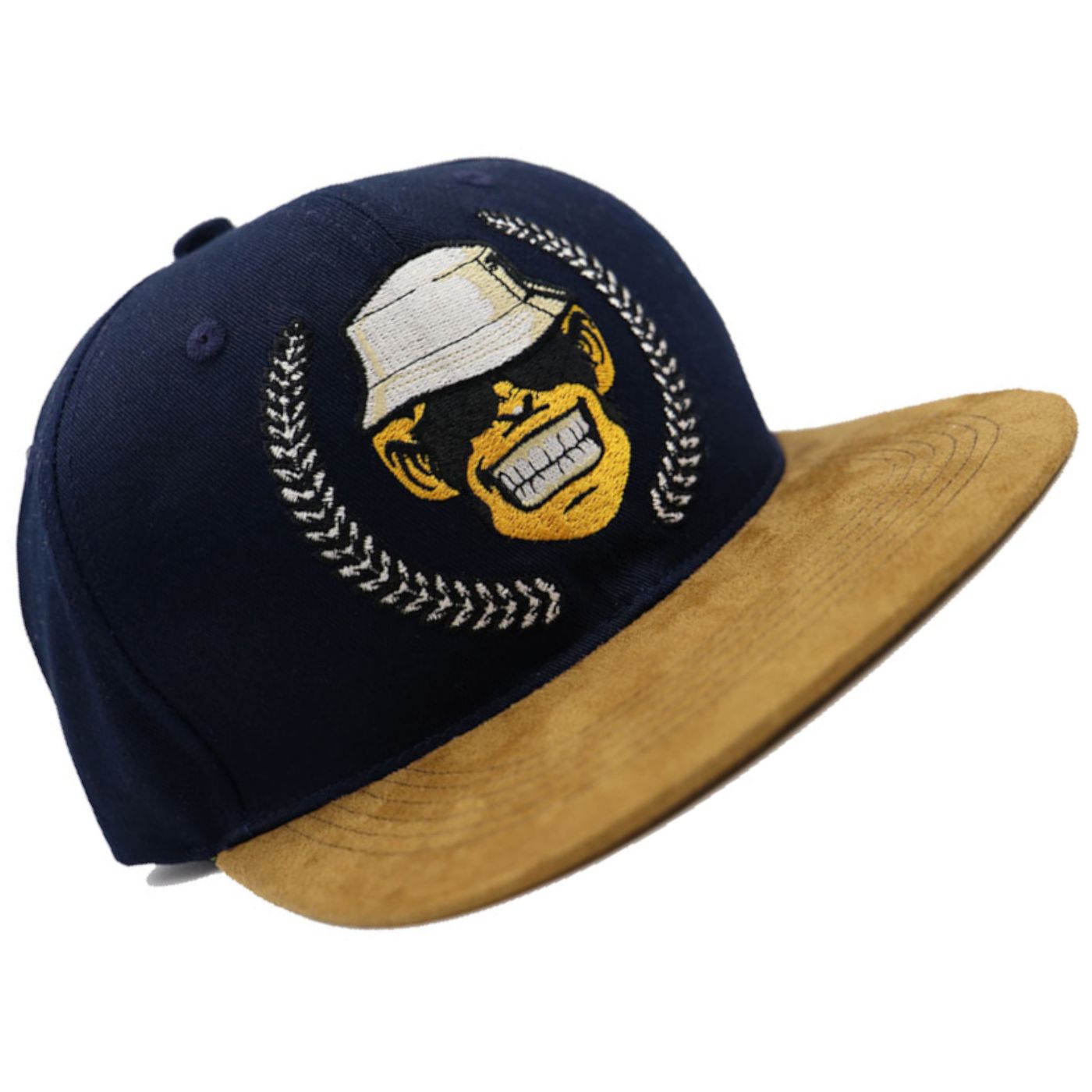  Monkey Lures MNKY Cap Blau/Braun - Angelcap