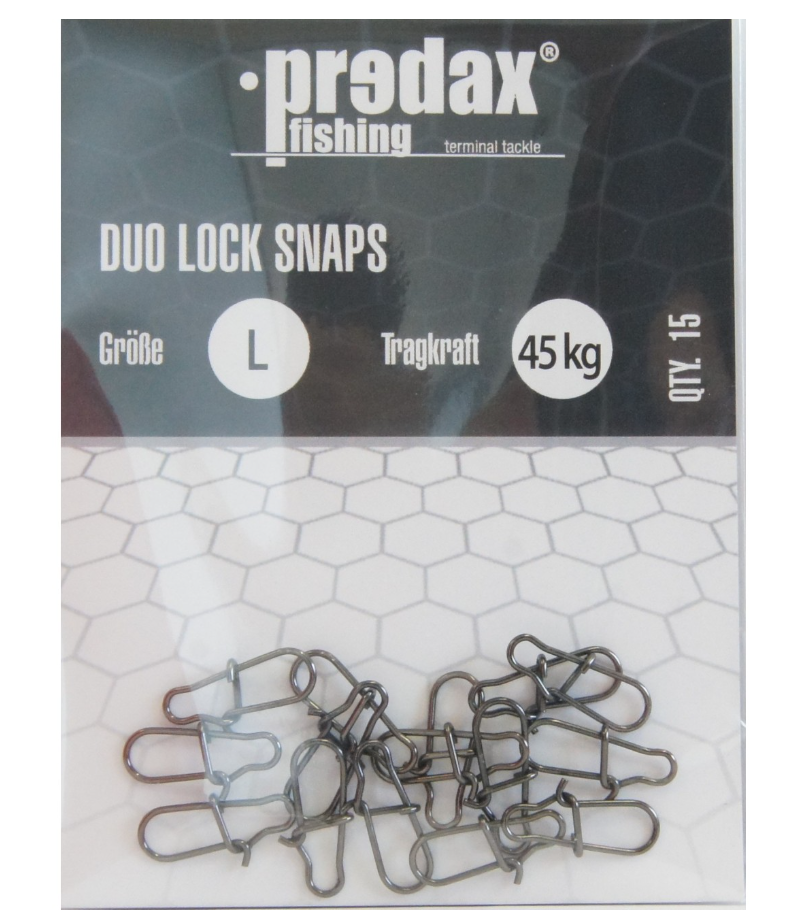 Predax Fishing Duo Lock Snap XXS - XXL
