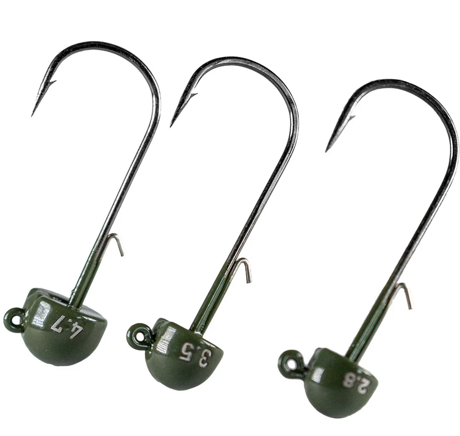 LMAB Tungsten Ned Jig  Green Pumpkin 