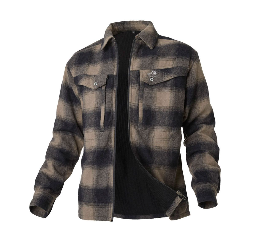 GEOFF ANDERSON Ezmar 2+ Hemdjacke gefüttert, grün