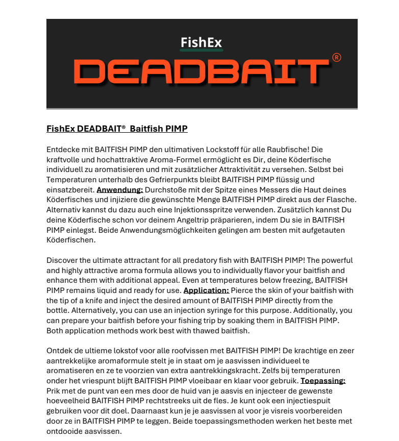 FishEx Baitfish PIMP